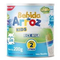 Bebida De Arroz Rice Milk Kids Sabor Baunilha 200g Unilife