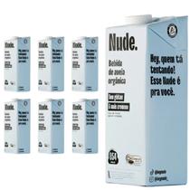 Bebida de Aveia Orgânica Nude Cremoso Tipo Integral - Kit com 6 unidades (6L)