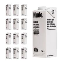 Bebida de Aveia Orgânica Nude Original - Kit com 12 unidades (12L)