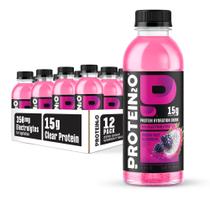 Bebida de hidratação Protein2O 2 em 1 Clear Whey Protein 16,9 onças 12 quilates Bebida de hidratação Protein2O 2 em 1 Clear Whey Protein 16,9 onças 12 quilates