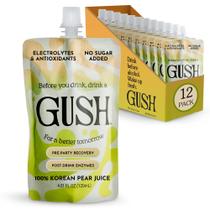 Bebida de pera coreana pré-bebida GUSH Pear Hydration, pacote com 12 unidades