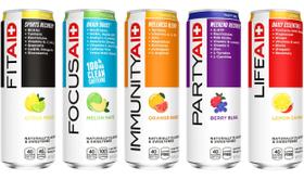 Bebida de recuperação LIFEAID FITAID, limonada de morango, 355 ml (pacote com 24) Bebida de recuperação LIFEAID FITAID, limonada de morango, 355 ml (pacote com 24)