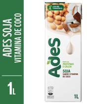 Bebida de Soja Ades Frapê de Coco Tetra Pak 1 L Bebida de Soja Ades Frapê de Coco Tetra Pak 1 L