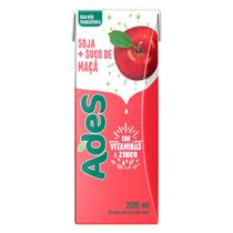 Bebida de Soja Sabor Maçã Ades 200ml