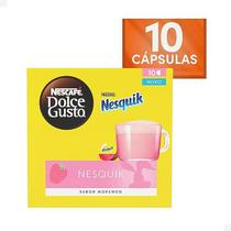 Bebida em Cápsula Dolce Gusto Nesquik Sabor Morango 10 und