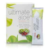 Bebida em pó Ultimate Aloe Sabor Morango e Kiwi 16 sachês Bebida em pó Ultimate Aloe Sabor Morango e Kiwi 16 sachês