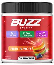 Bebida energética em pó Morning Buzz 30 porções de ponche de frutas