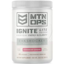 Bebida energética em pó MTN OPS Ignite Lite Strawberry 45 Serv