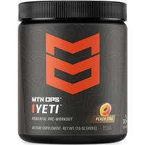 Bebida energética em pó pré-treino MTN OPS Yeti Peach Zing 30 porções