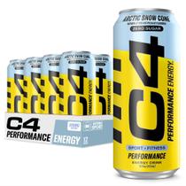 Bebida energética pré-treino Cellucor C4 Zero Sugar 473ml x12