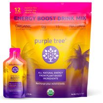 Bebida energética Purple Tree Organic Lemon Ice Tea Sabor 12x80mL