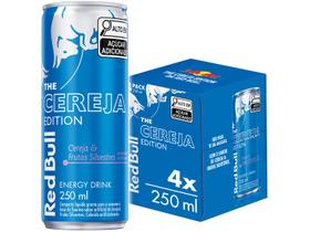 Bebida Energética Red Bull Cere e Frutas Silvestres 250ml 4 Unidades Bebida Energética Red Bull Cere e Frutas Silvestres 250ml 4 Unidades