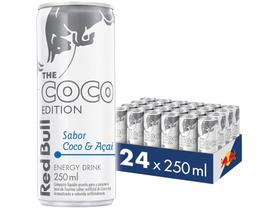 Bebida Energética Red Bull Coco Edition - Coco e Açaí 250ml 24 Unidades