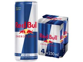 Bebida Energética Red Bull Energy Drink 250ml - 4 Unidades