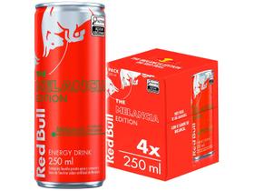 Bebida Energética Red Bull Melancia 250ml 4 Unidades