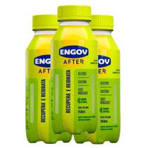 Bebida Engov After Citrus 250ml Kit com três unidades