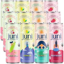 Bebida JUNI Sparkling Adaptogen Drink, pacote variado de 12x355ml