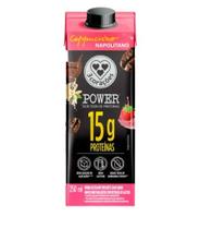 Bebida Láctea 3 Corações Power Cappuccino Napolitano 15g Proteínas 250ml Bebida Láctea 3 Corações Power Cappuccino Napolitano 15g Proteínas 250ml