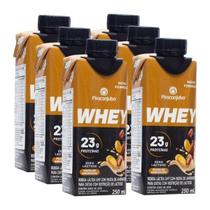 Bebida Láctea com Whey de Amendoim Zero Lactose - Piracanjuba - Kit com 6 Unidades de 250ml Bebida Láctea com Whey de Amendoim Zero Lactose - Piracanjuba - Kit com 6 Unidades de 250ml