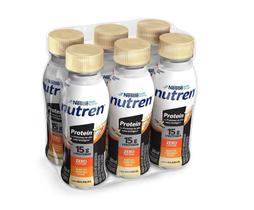 Bebida Láctea Nutren Protein 15g de Proteína Sabor Baunilha Zero Lactose 6 Unidades de 260ml Cada