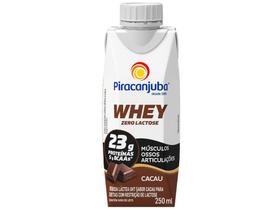 Bebida Láctea Piracanjuba Whey Cacau Zero Lactose - 250ml Bebida Láctea Piracanjuba Whey Cacau Zero Lactose - 250ml