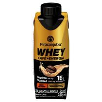 Bebida Láctea Piracanjuba Whey Zero Lactose com 15g de Proteína Café + Energia 250ml Bebida Láctea Piracanjuba Whey Zero Lactose com 15g de Proteína Café + Energia 250ml