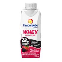 Bebida Láctea Piracanjuba Whey Zero Lactose Frutas Vermelhas 250ml