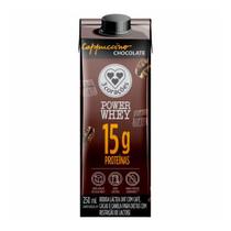 Bebida Láctea Power Whey Sabor Cappuccino Chocolate 3 corações 250ml