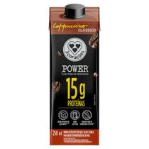 Bebida Láctea Power Whey Sabor Cappuccino Clássico 3 corações 250ml Bebida Láctea Power Whey Sabor Cappuccino Clássico 3 corações 250ml