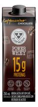 Bebida Láctea Uht Cappuccino Chocolate Zero Lactose 3 Corações Power Whey 260ml