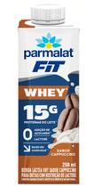 Bebida Láctea Uht Cappuccino Zero Lactose Parmalat Wheyfit Caixa 250ml