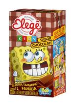 Bebida láctea uht chocolate bob esponja elegê kids caixa 1l - .