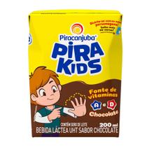 Bebida Láctea Uht Chocolate Pirakids Caixa 200ml