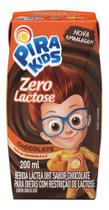 Bebida Láctea Uht Chocolate Zero Lactose Pirakids Caixa 200ml