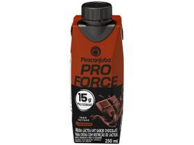 Bebida Láctea UHT com 15g de Proteína Piracanjuba ProForce 15g Chocolate Zero Lactose 250ml