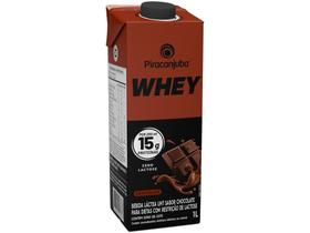 Bebida Láctea UHT com 15g de Proteína Piracanjuba - Whey 15g Chocolate Zero Lactose 1L