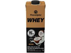 Bebida Láctea UHT com 15g de Proteína Piracanjuba - Whey 15g Coco Zero Lactose 1L