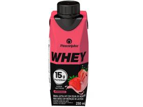 Bebida Láctea UHT com 15g de Proteína Piracanjuba - Whey 15g Morango Zero Lactose 250ml