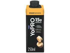 Bebida Láctea UHT com 15g de Proteínas YoPRO - Banana Sem Lactose Zero Açúcar 250ml