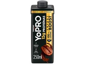 Bebida Láctea UHT com 15g de Proteínas YoPRO - Energy Boost Café Expresso 250ml