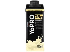 Bebida Láctea UHT com 25g de Proteínas YoPRO - Milkshake Baunilha Sem Lactose Zero Açúcar 250ml