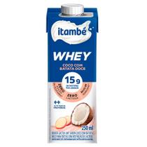 Bebida Láctea UHT Itambé Whey com 15g de Proteína Sabor Coco com Batata Doce 250ml
