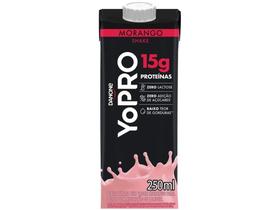 Bebida Láctea UHT Proteica com 15g de Proteínas - YoPRO Morango 250ml Bebida Láctea UHT Proteica com 15g de Proteínas - YoPRO Morango 250ml