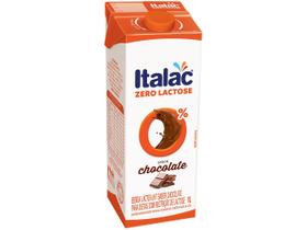 Bebida lactea uht sabor chocolate zero lactose 1l - ITALAC