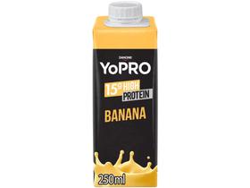 Bebida Láctea YoPRO Banana Sem Lactose - Zero Açúcar 250ml
