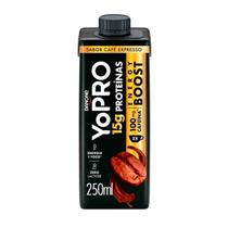 Bebida Láctea YoPRO Danone Energy Boost Sabor Café Expresso 250ml