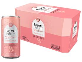 Bebida Mista Brutal Fruit Spritzer de Ruby Apple 269ml 1 Pack com 8 latas