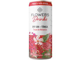 Bebida Mista Flowers Dry Gin + Tônica Melancia 269ml