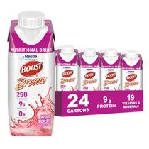 Bebida nutricional BOOST Breeze Clear Wild Berry 250mL 24P