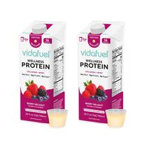 Bebida proteica Vidafuel Wellness 32 fl oz 16g de proteína, pacote com 2